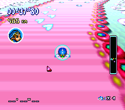 Uchuu Race - Astro Go! Go! (Japan) In game screenshot